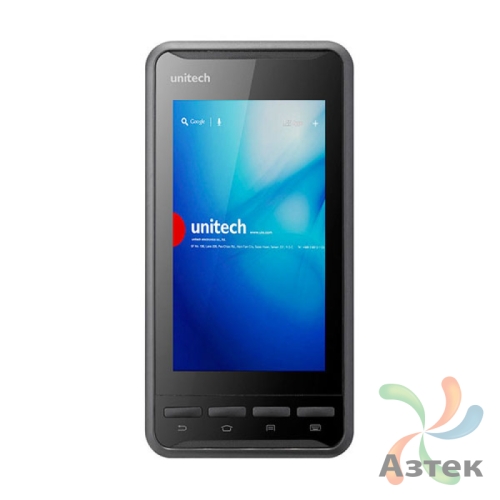 Терминал сбора данных Unitech PA700 2D CMOS-имиджер темный 8 Гб, 6 кл., Android, Bluetooth, WiFi, 3G, камера, блок питания
