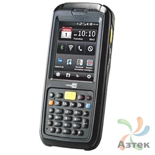 Терминал сбора данных CipherLab 6070-L 1D Лазерный темный 4 Гб, Windows, Bluetooth, WiFi, GPS, БП, камера, кабель с защелкой USB, блок питания