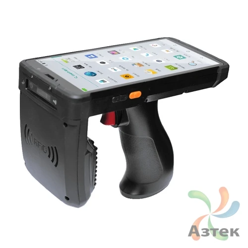 Терминал сбора данных Newland SD60RT 2D имиджер темный 64 Гб, Android, Bluetooth, WiFi, RFID, рукоятка, камера, блок питания