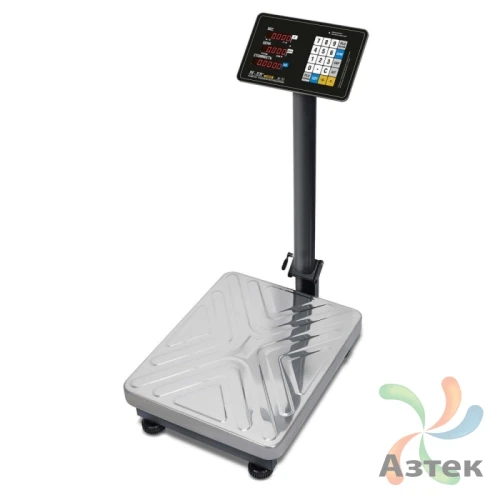 Весы Mertech M-ER 333 ACP-300.50/100 напольные торговые до 300 кг, нержавеющая сталь