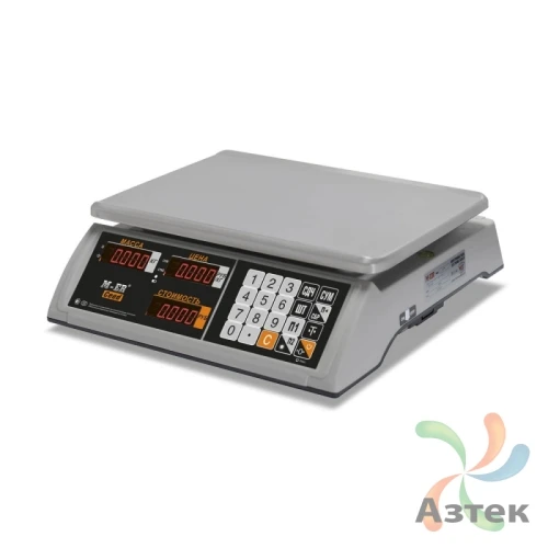Весы Mertech M-ER 327 AC-32.5 LED настольные торговые до 32 кг, металл, пластик