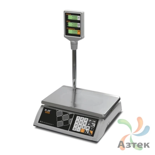 Весы Mertech M-ER 327 ACP-32.5 настольные торговые до 32 кг, металл, пластик