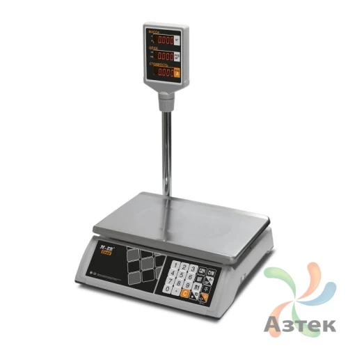 Весы Mertech M-ER 327 ACP-32.5 LED настольные торговые до 32 кг, металл, пластик