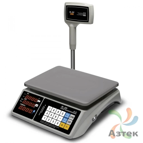 Весы Mertech M-ER 328 ACPX-32.5 настольные торговые до 32 кг, металл