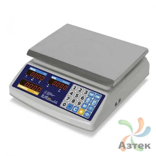 Весы Mertech M-ER 329 AC-32.5 настольные торговые до 32 кг, металл, пластик, LED