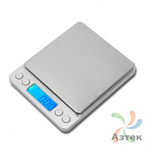 Весы Mertech M-ETP2 FLAT карманные до 0,2 кг, нержавеющая сталь, питание от батареек
