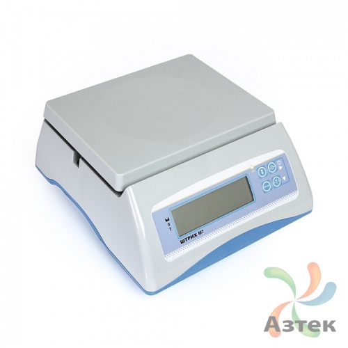 Весы Штрих-М М7ФМ 6-1,2 И (POS) RS-232 настольные фасовочные до 6 кг, нержавеющая сталь, без АКБ