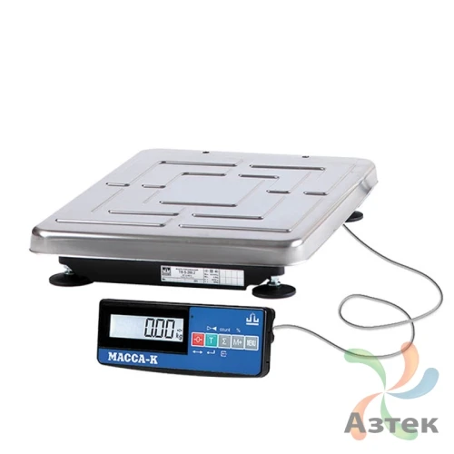 Весы Масса-к TB-S-60.2-А(RUEW)1 Ethernet USB RS-232 WiFi напольные товарные до 60 кг, нержавеющая сталь