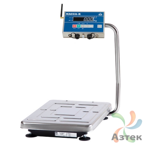 Весы Масса-к TB-S-200.2-АB(RUEW)2 Ethernet USB RS-232 WiFi напольные товарные до 200 кг, нержавеющая сталь