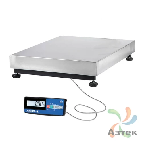 Весы Масса-к TB-M-300.2-А(RUEW)1 Ethernet USB RS-232 WiFi напольные товарные до 300 кг, нержавеющая сталь