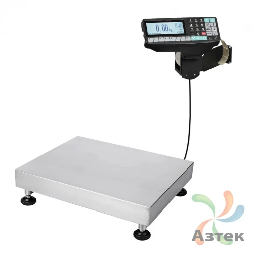 Весы Масса-к TB-5040N-200.2-RP1 Ethernet USB RS-232 напольные товарные до 200 кг, нержавеющая сталь с печатью этикеток