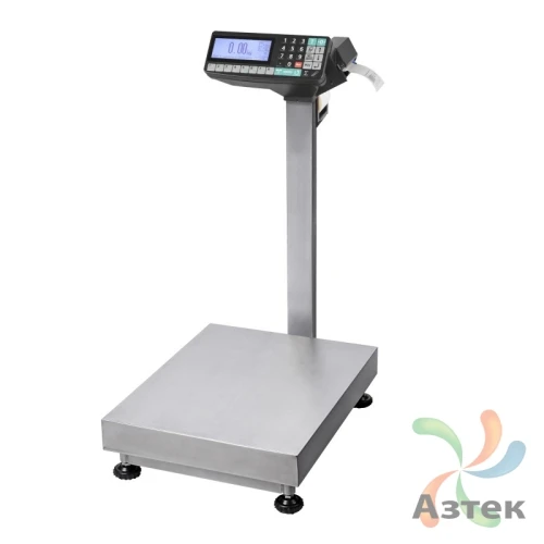 Весы Масса-к TB-5040N-200.2-RP3 Ethernet USB RS-232 напольные товарные до 200 кг, нержавеющая сталь с печатью этикеток