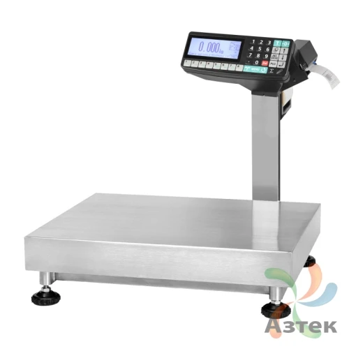 Весы Масса-к TB-5040N-200.2-RP3n Ethernet USB RS-232 напольные товарные до 200 кг, нержавеющая сталь с печатью этикеток