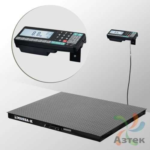 Весы Масса-к 4D-PM-15/15-3000-RA Ethernet USB RS-232 промышленные до 3 000 кг, конструкционная сталь