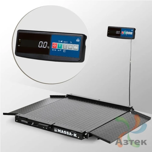 Весы Масса-к 4D-LA-10/10-1500-A RS-232 промышленные до 1 500 кг, конструкционная сталь
