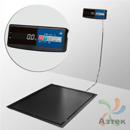 Весы Масса-к 4D-PMF-12/10-1500-A RS-232 врезные промышленные до 1 500 кг, конструкционная сталь