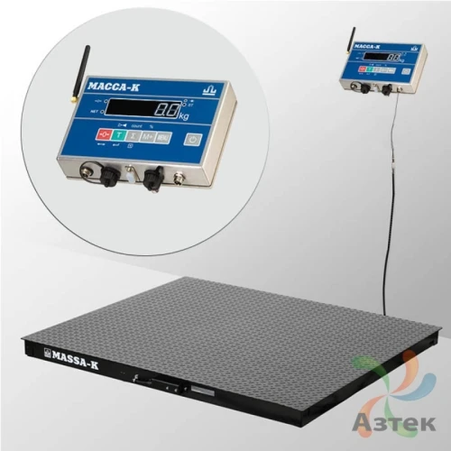 Весы Масса-к 4D-PMF-12/10-500-AB(RUEW) Ethernet USB RS-232 WiFi врезные промышленные до 500 кг, конструкционная сталь