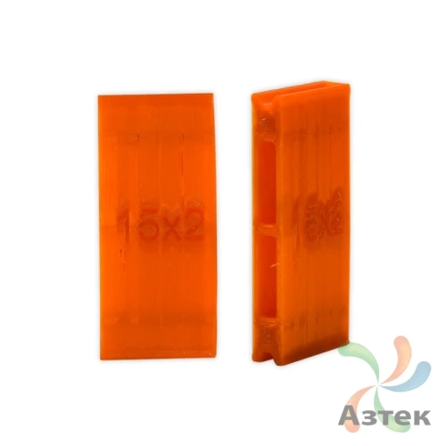 Адаптер для узких лент 2 x 15 мм для TSC TE200, Godex G530, Оранжевый