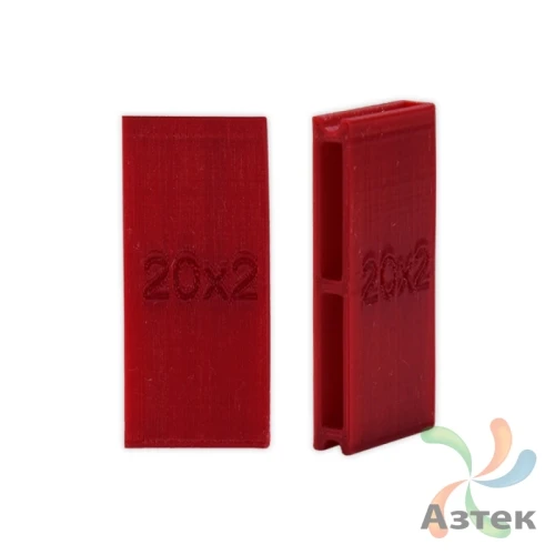 Адаптер для узких лент 2 x 20 мм для TSC TE200, Godex G530, Красный