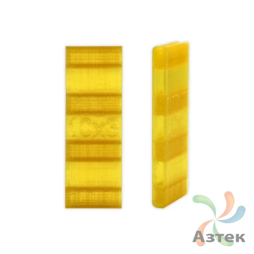 Адаптер для узких лент 3 x 10 мм для TSC TE200, Godex G530, прозрачно-желтый