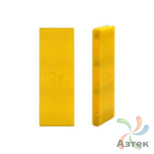 Адаптер для узких лент 3 x 12 мм для TSC TE200, Godex G530, Желтый