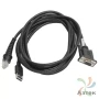 Кабель интерфейсный USB-RS-232, темный, прямой для Mertech 610 и 2210.