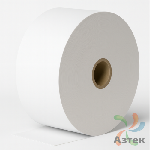 Джамбо ролл 1,08 x 1 000 м. Термокартон 170 г/м2 IQ code ()