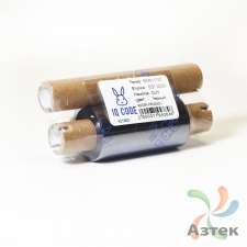 Красящая лента (риббон) 64 мм. х 74 м. Resin HR320D+ Out Черный, втулка 0.5 дюйма (110мм ширина) 