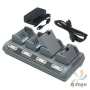 Зарядное устройство на 4 аккумулятора для TSC Alpha-40L, Alpha-30L, Alpha-30R