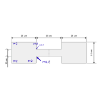 Этикетка для кабеля и провода (флажок) 105х30 (рядов 1 по 500 шт) Полипропилен белый гантеля в рулоне, втулка 40 мм (к) IQ code