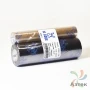 Красящая лента (риббон) 110 мм. х 74 м. Wax/Resin HM220A Out Черный, втулка 0.5 дюйма (110мм ширина) IQ Code
