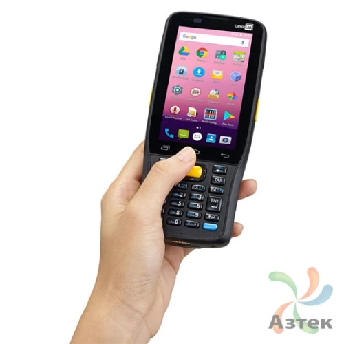 Терминал сбора данных CipherLab RK25 2D 2D Imager темный 32 Гб, 25 кл., Android, Bluetooth, WiFi, GPS, камера, SD card, GMS (без LTE, без SNAP-ON/БП), блок питания