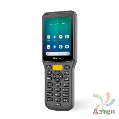 Терминал сбора данных Newland MT3752 Baiji 1D/2D 2D Imager темный 1 Гб, 24 кл., Android GMS, Bluetooth, WiFi, 4G, GPS, без подставки, камера, блок питания