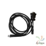 Кабель интерфейсный RS-232 Female, черный, прямой, 2 м для Cino все сканеры Cino