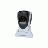 Сканер штрих-кода Scantech ID Sirius S7030 1D  Лазерный, серый стационарный, PS/2 кабель, USB кабель, интерфейс USB/HID с эмуляцией клавиатуры (PS/2), подставка