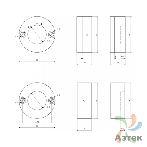 Аксессуар WBK-TL (10-30T) CAS