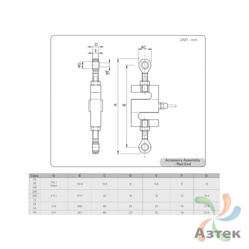 Аксессуар SВA RE-24*2.0 CAS