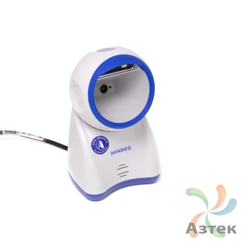 Сканер штрих-кода Mindeo MP725AT_WHITE 1D/2D  2D Imager, Белый стационарный, USB кабель