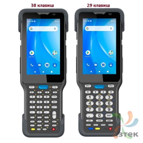 Терминал сбора данных Unitech HT730-LA61UMBG 1D/2D имиджер Long Range EX30 64 Гб, 38 кл., Android, Long Range, камера, SD card, блок питания