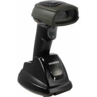 Сканер штрих-кода Mindeo CS2290-SR 2D  Image, чёрный беспроводной, радиоканал, USB кабель, базовая станция