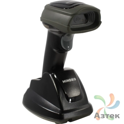 Сканер штрих-кода Mindeo CS2290-SR 2D  Image, черный беспроводной, радиоканал, USB кабель, базовая станция