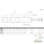 Тензодатчик BSS-2000 CAS для платформенных весов и взвешивания емкостей
