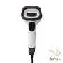 Сканер штрих-кода Mindeo MD6600-HD-HC 1D/2D  2D Imager HD, Белый ручной, USB кабель, антибакт. покрытие, без подставки, стекло Закаленное стекло