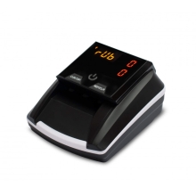 Детектор валют автоматический Mertech D-20A PROMATIC (с АКБ) LED Черный RUB