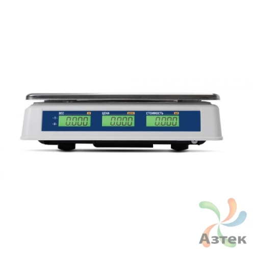 Весы Mertech M-ER 223 AC-32.5 настольные торговые до 32 кг, нержавеющая сталь