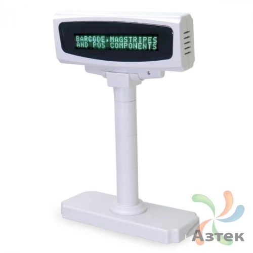 Дисплей покупателя Mertech PD-1200VFD (распродажа) (уценка) белый, USB, RS-232, с блоком питания