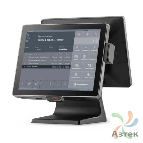 Pos-компьютер Атол JAZZ 16 Pro Серый, Intel Celeron Elkhart Lake J6412, Quad Core, 2.0 GHz, 2 ГГц, 128 Гб SSD, 8 Гб DDR4