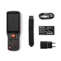 Терминал сбора данных Атол Smart.Prime базовый 1D/2D 2D E3 темный 32 Гб, 26 кл., Android, Bluetooth, WiFi, 4G, GPS, камера, ремешок, блок питания