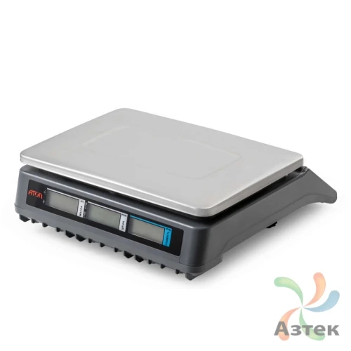 Весы Атол MARTA (без стойки, RS-232) RS-232 настольные торговые до 30 кг, нержавеющая сталь