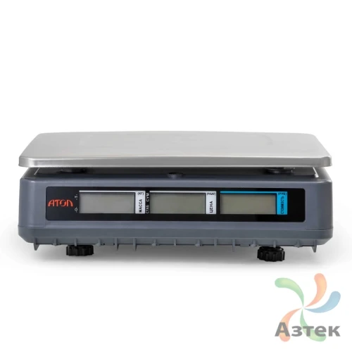 Весы Атол MARTA (без стойки, RS-232) RS-232 настольные торговые до 30 кг, нержавеющая сталь